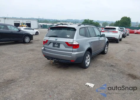 2007 BMW X3 3.0Si z USA, uszkodzony, nr VIN WBXPC93487WJ01225